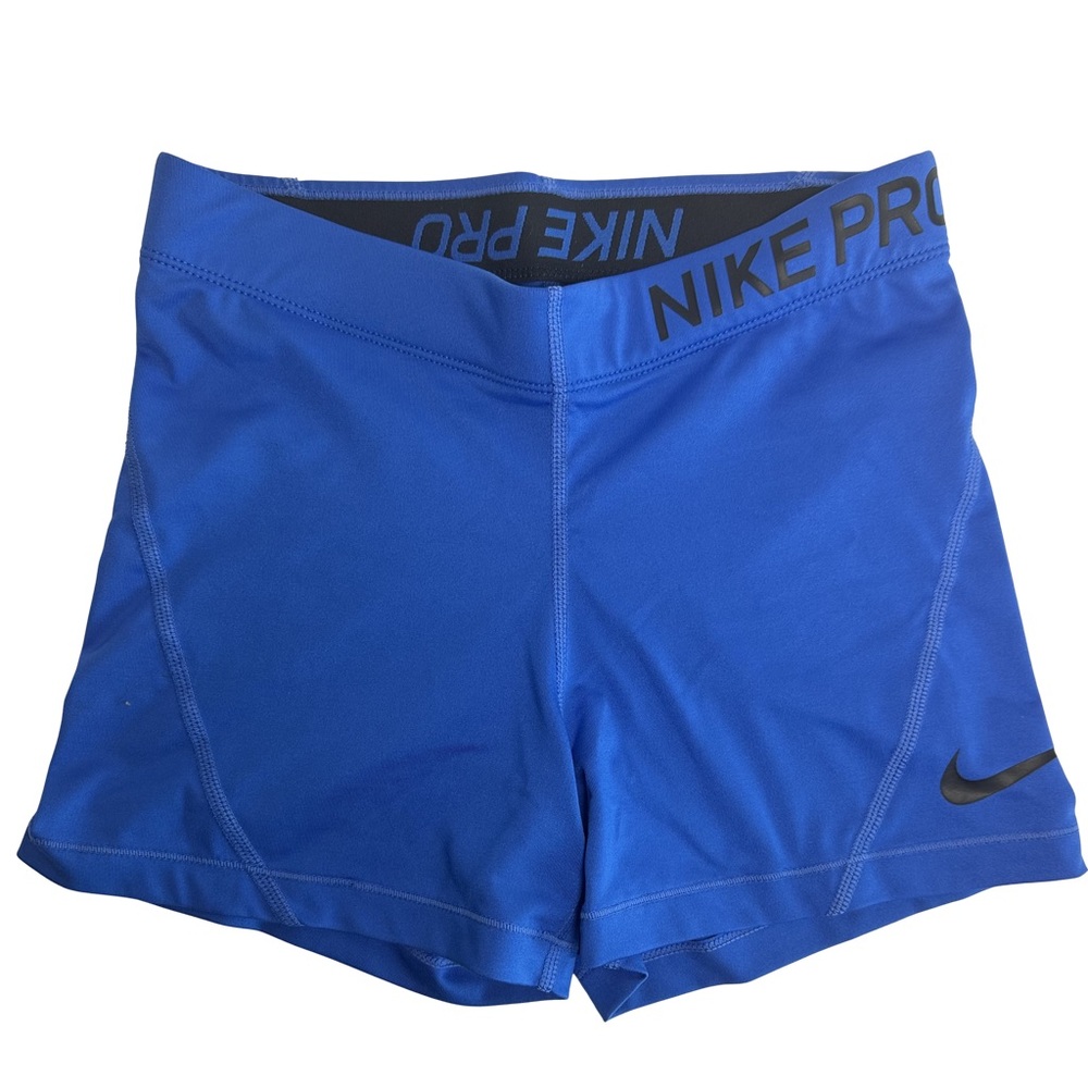 Nike Pro Women's Athletic Blue Shorts